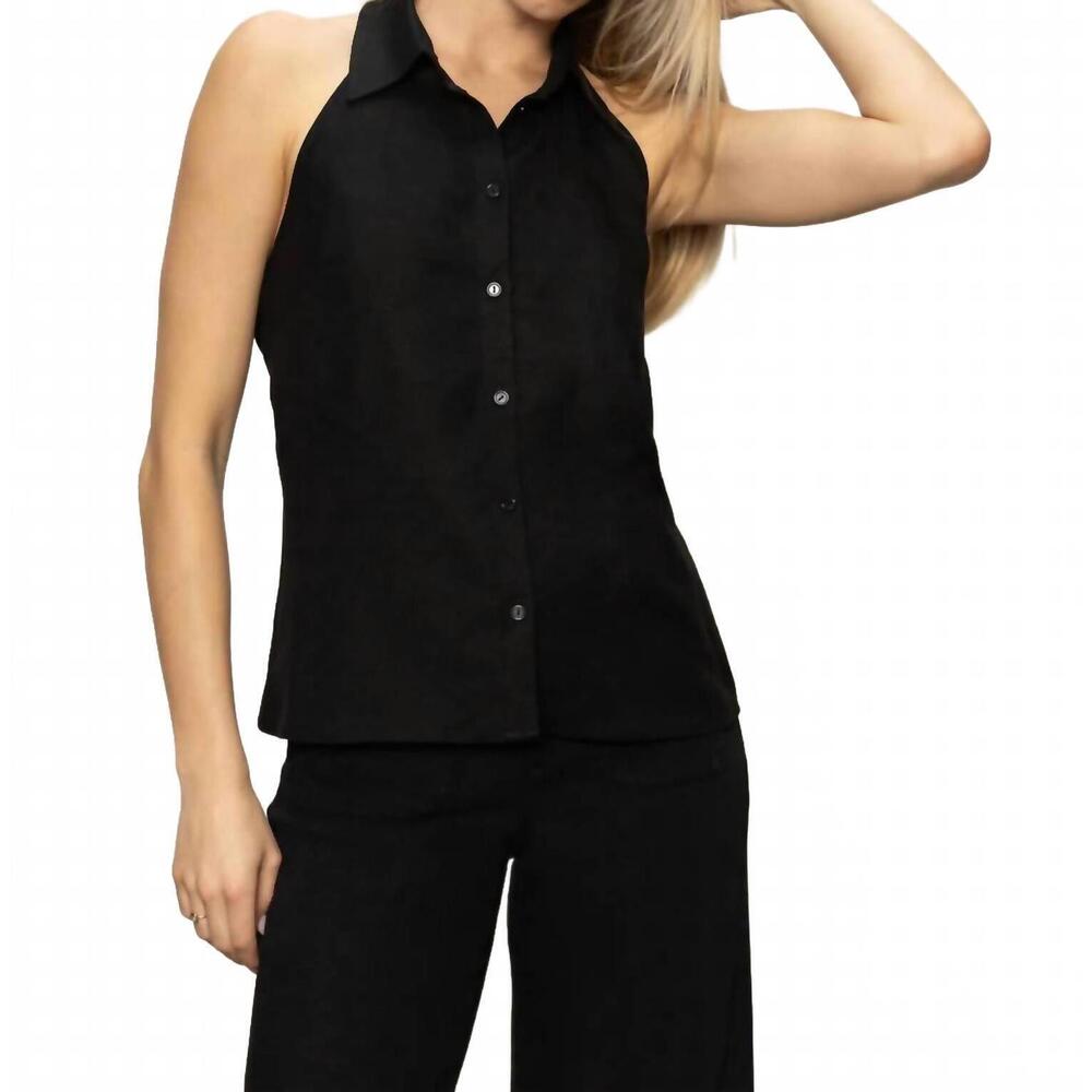NEW SANCTUARY long weekend tank in black